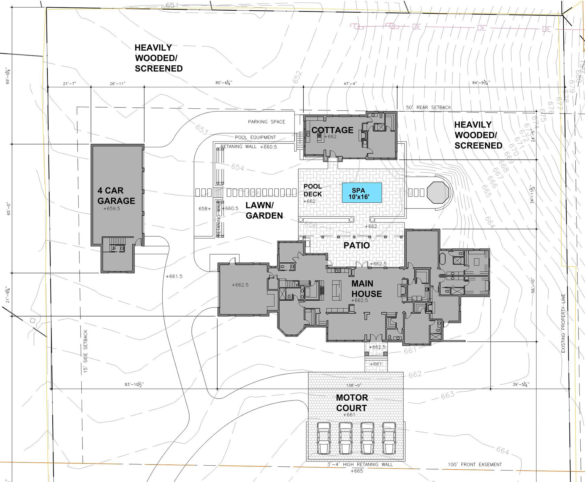 Site Plan for New Birmingham, AL Private Residence